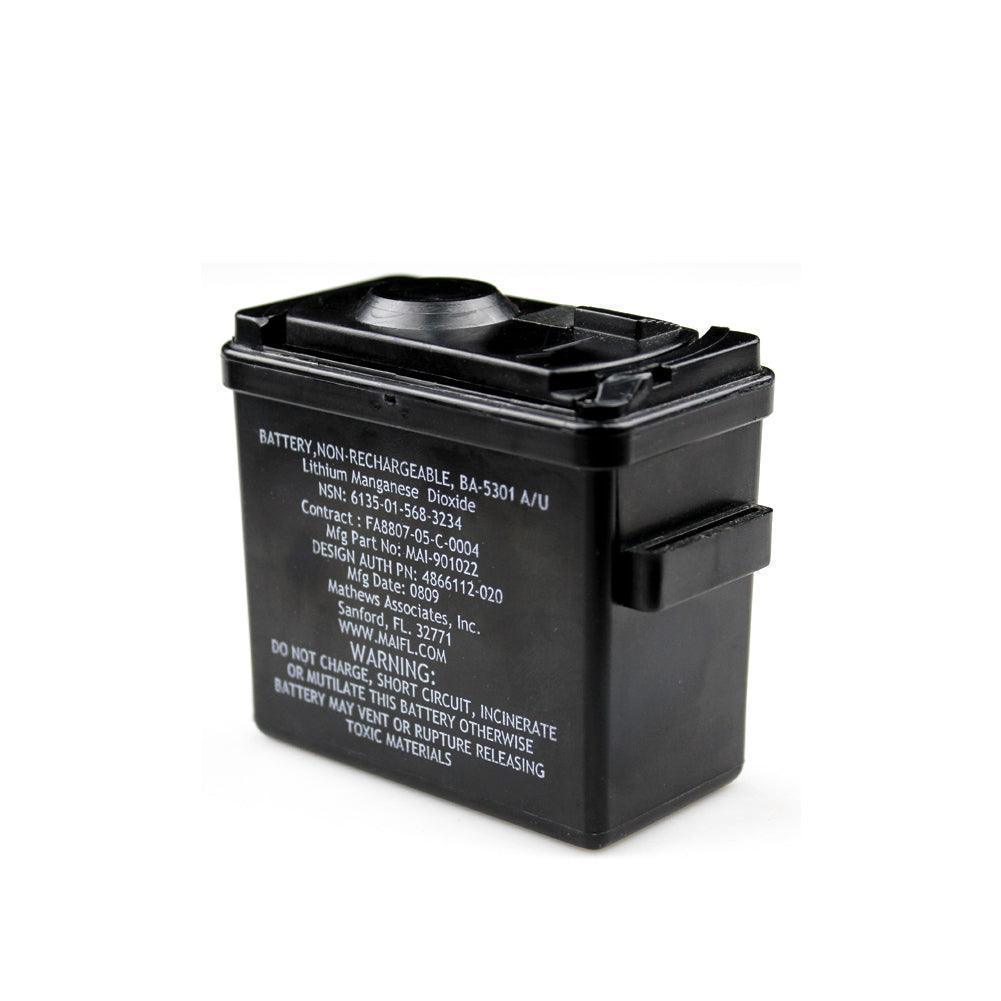 MAIFL BA-5301 A/U MAI-901022 for AN/PRQ-7 CSEL Radio BT-70581A BT-70581B 15.9V Lithium Battery SAFT Non-Rechargeable BA-5301A/U SAFT