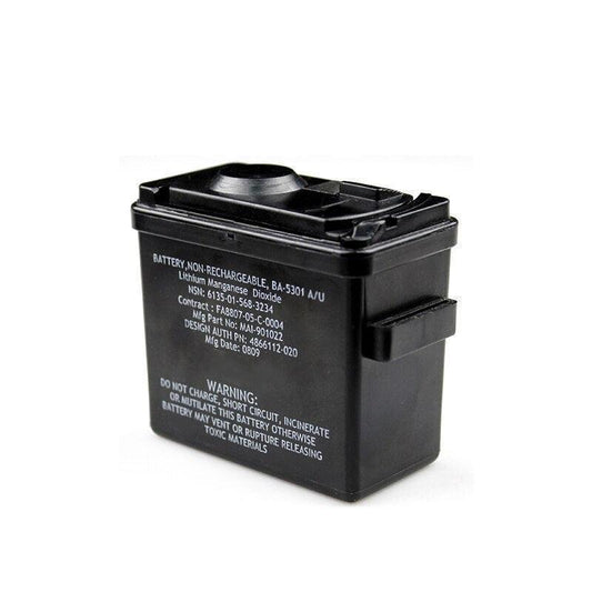 SAFT BA-5301A/U For 6135-01-568-3234 AN/PRQ-7 BT-70581A BT-70581B CSEL Radio Battery 15.9V Lithium Battery military battery, Non-Rechargeable BA-5301A/U SAFT