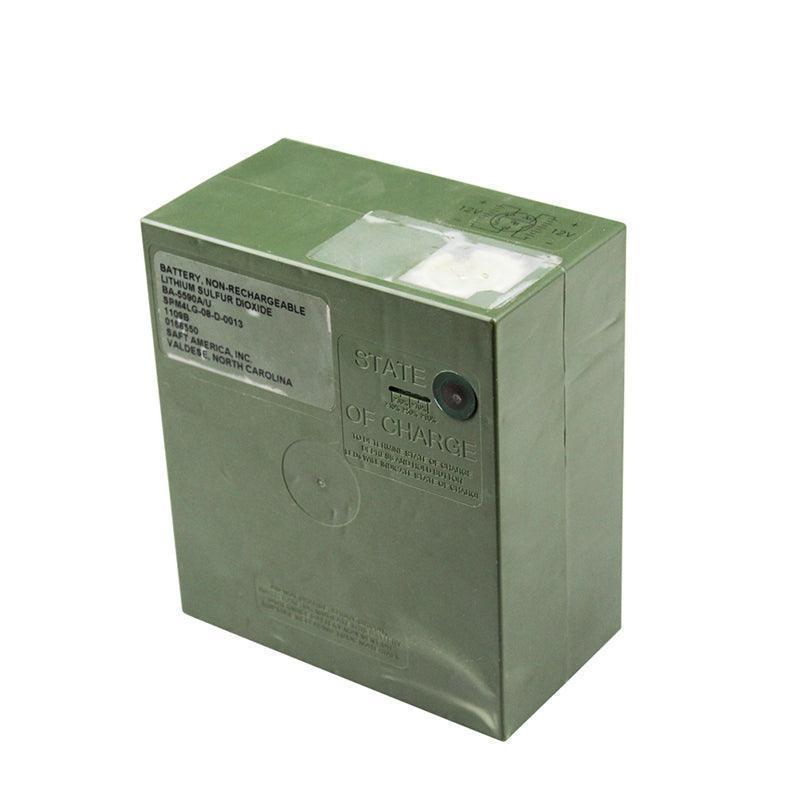 SAFT BA-5590A/U for Singcars Radio KY-57 KY-65 Buoy AN/PRC-119 RT991 RT-1175 TAS4A 12V Lithium Battery military battery, Non-Rechargeable, saft BA-5590AU SAFT