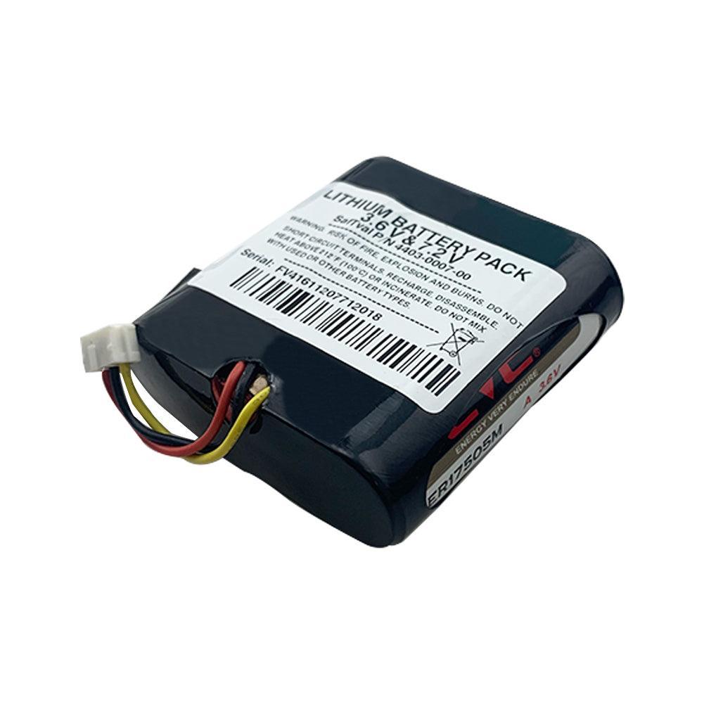 SAFT E3672P P/N 4403-0007-00 for VAL FV41611207712018 3.6V and 7.2V Lithium Battery Pack Industrial Battery, Non-Rechargeable, saft 4403-0007-00 SAFT