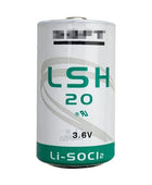 SAFT LSH20 for Smart Water Meter Gas Meter Heat Meter Smoke Sensor Temperature Monitor Battery 3.6V Lithium Battery Industrial Battery, Non-Rechargeable, saft LSH20 SAFT