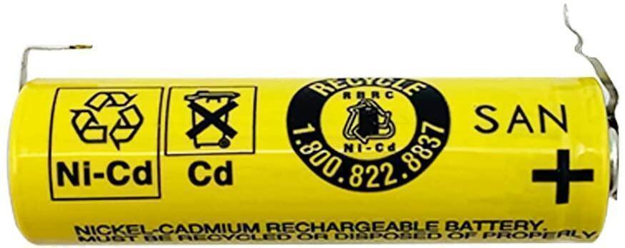 2pcs SANYO 1N-600AA for Electric Toothbrush Shaver Hair Trimmer Cutter Clip 1.2V 600mAh AA Ni-Cd Rechargeable Battery Consumer battery, Rechargeable, Shaver Battery, shaver machine battery, top selling 1N-600AA SANYO