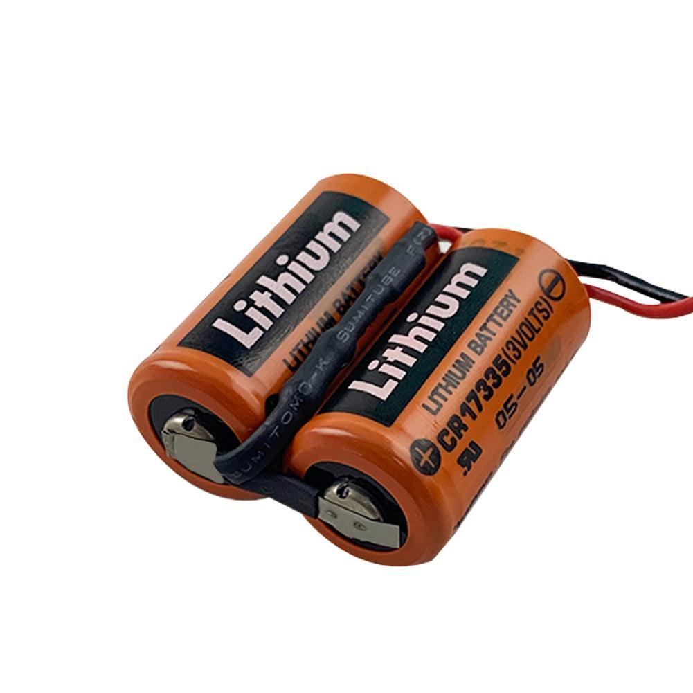 SANYO 2/CR17335 for Water/Electricity/Gas meter Battery 3V Lithium Battery CR17335 Industrial Battery, Non-Rechargeable 2/CR17335 SANYO