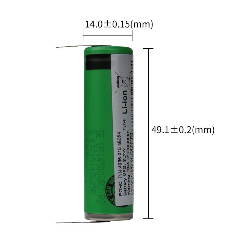 SONY US14500VR2 For HX6730/6710/6720 HX6920 HX9370/9360/9350/9340 Electric Toothbrush Battery 3.7V Battery Consumer battery, Non-Rechargeable, Shaver Battery, shaver machine battery US14500VR2 SONY