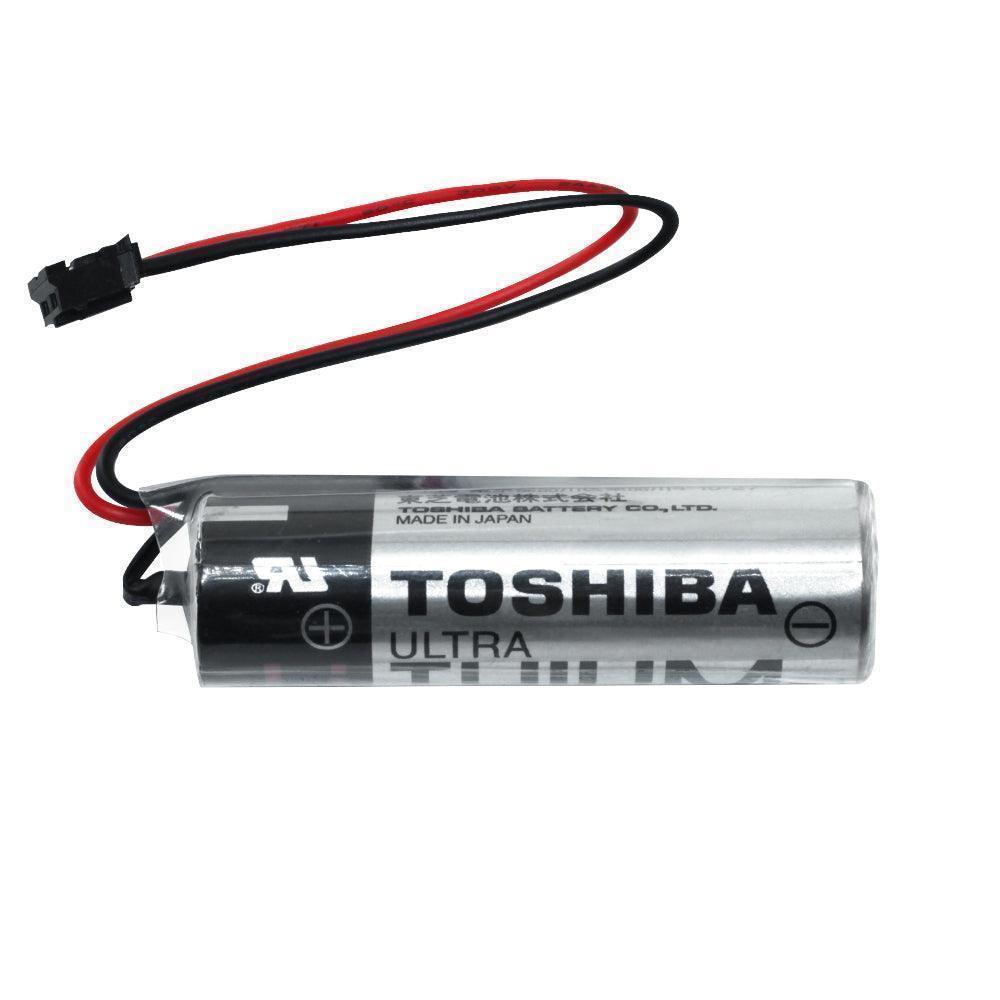 10 Units Original TOSHIBA ER6VC119A for M70 M60 M64 Mitsubishi PLC battery 3.6V Lithium Battery Industrial Battery, Non-Rechargeable ER6VC119A-10 TOSHIBA