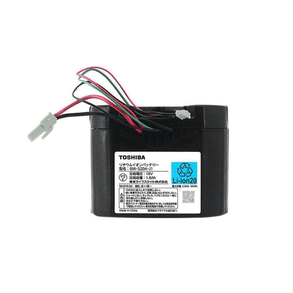 Original Toshiba BM-520A for Vacuum Cleaner battery 18V Li-Ion Battery Commerical Battery, Rechargeable BM-520A TOSHIBA