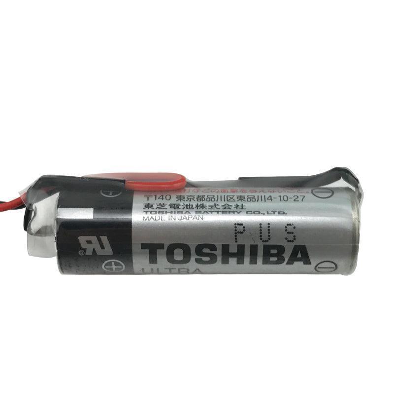 Toshiba ER6VC119A for Mitsubishi M70 M60 PLC 3.6V Lithium Battery ER6V/3.6V Industrial Battery, Non-Rechargeable, Stock In Canada, Stock In Mexico ER6V119AX2 TOSHIBA