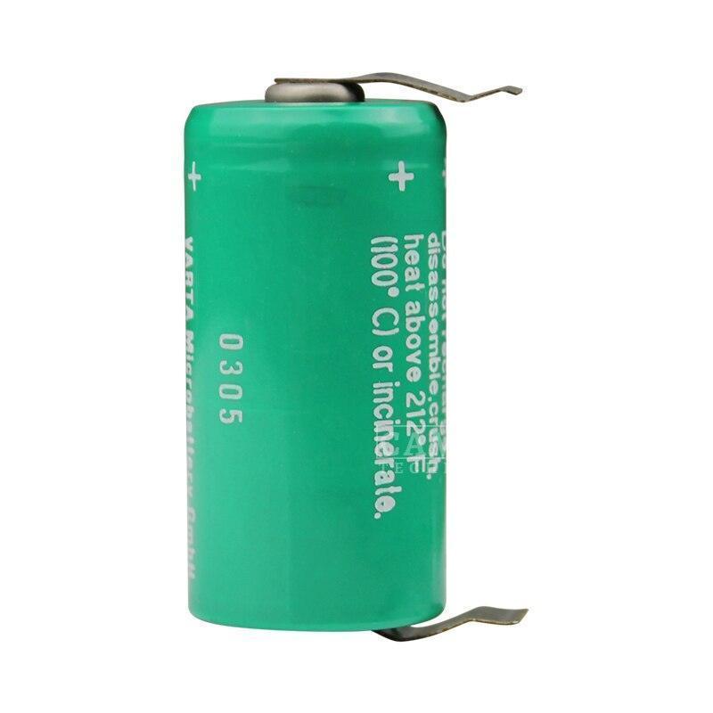 2pcs VARTA CR2/3AH for Toll Collection System Road Toll System Smoke Battery 3V Lithium Battery CR17335 Industrial Battery, Non-Rechargeable, Varta CR2/3AH-C VARTA