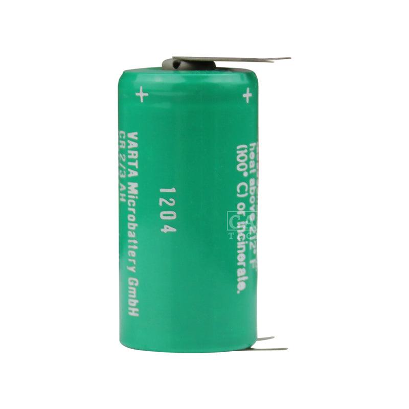 VARTA CR2/3AH For Home Security Sensor Energy Meter Gas Meter Battery 3V Lithium Battery CR17335SE Industrial Battery, Non-Rechargeable, Varta CR2/3AH-C4-2 VARTA