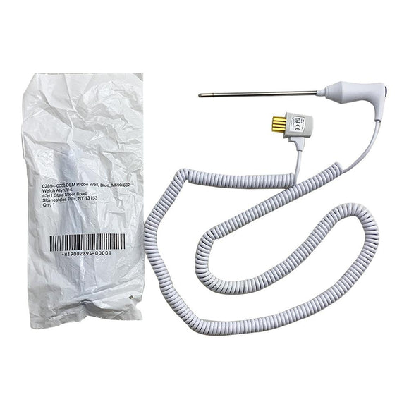WelchAllyn 901010 Body Temperature Probe 02895-000 Electric Cable, Medical Cable 901010 WelchAllyn