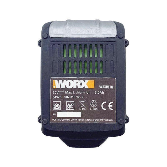 WORX WA3516 Power Tool Battery 20V MAX 3000mAh Li-Ion Battery power tool WA3516 WORX