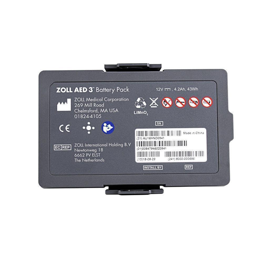 Original ZOLL 8000-000696 for Zoll AED3 Defibrillator Battery 12V LiMn02 Battery AED/Defibrillator Battery, Medical Battery, Non-Rechargeable, top selling 8000-000696 ZOLL